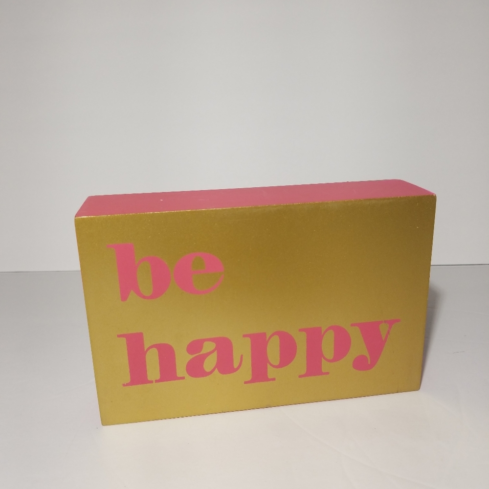 Be happy art frame